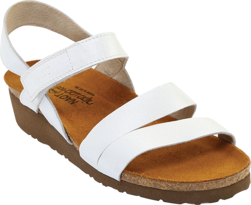 Naot - Women's Naot Kayla Sandal White Pearl Leather 43 N - Walmart.com ...