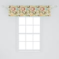 thumbnail image 2 of Ambesonne Vintage Window Valance, Old Televisions Retro, 54" X 12", Multicolor, 2 of 3
