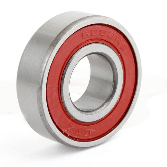Unique Bargains Roller Wheel 6202-2RS Deep Groove Ball Bearing 15 x 35 x 11mm