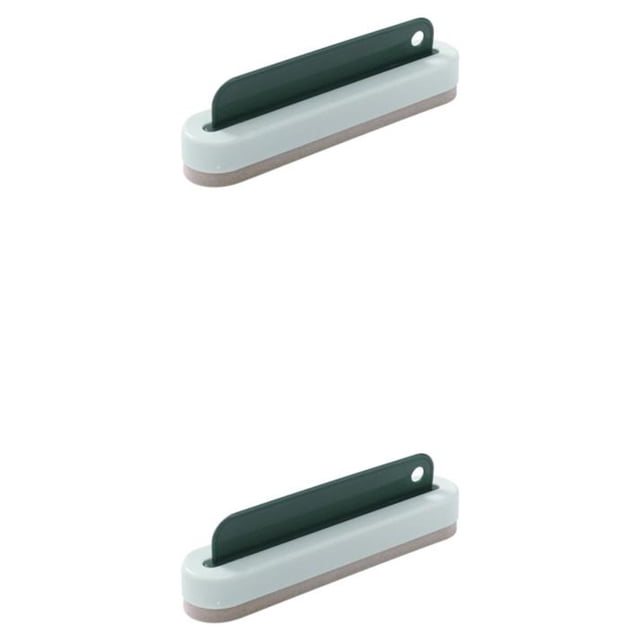 Wosthever Limpiaparabrisas multifunción 2 en 1 para limpieza del hogar, de coches, ventana, tabla raspadora, azulejos, pared, cepillo de doble Verde 2Conjunto