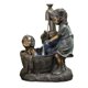 thumbnail image 1 of Resin Garden Statue Boy and Girl Pressurized Water Bath Kissing and Drinking Flower Bed Outdoor Ornaments for Home Yard Garden, 1 of 3