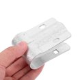 thumbnail image 3 of SEWCHICS 10Pcs Silver Greenhouse Connector Clamps Metal End Pipe Rail Clamps for Even Force Distribution, 3 of 6