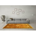 thumbnail image 3 of Ahgly Company Indoor Round Persian Yellow Traditional Area Rugs, 8' Round, 3 of 4