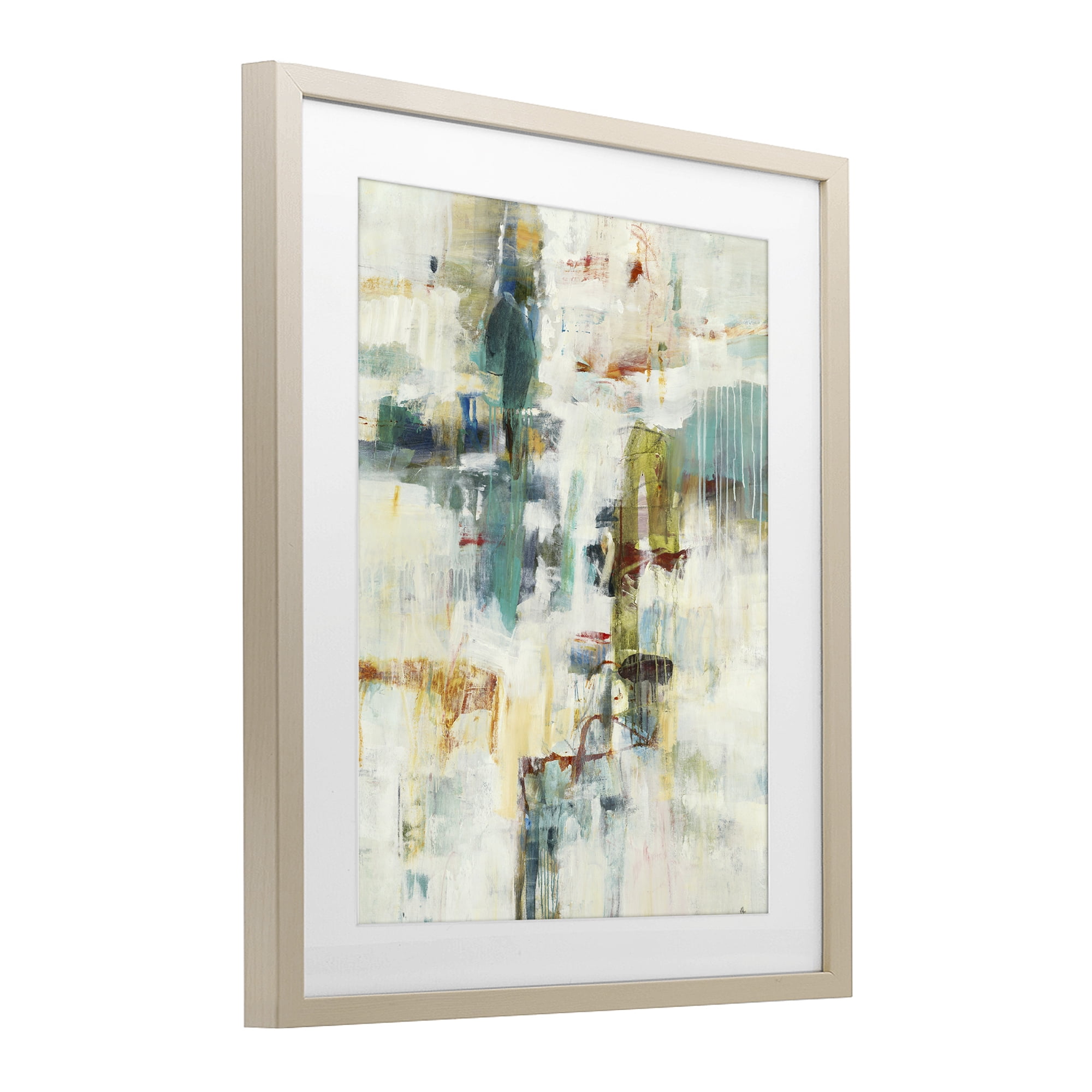 Stupell Industries Dynamic Paint Drips Birch Framed Print Under Glass, design by Lisa Ridgers
