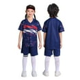 thumbnail image 2 of Hienoo Toddler Boys Outfits Athletic Short Sleeve T-Shirt and Shorts Set, 2-Piece, Sizes 12M-10Y, 2 of 4
