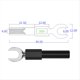 thumbnail image 3 of Cable de Prueba con Conector Banana Doble de 4 mm y 5 Colores para Multímetro con Pinza de Cocodrilo en Forma de U, 3 of 6