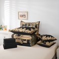 thumbnail image 6 of Homewish Safari Bear 7-Piece Twin Bedding Sets,Jungle Wildlife Bedding Comforter Set,Beige Black Brown Sheet Sets For Boys Teens,Microfiber Bedroom Decor Reversible, 6 of 8
