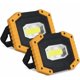 thumbnail image 1 of Reflector LED recargable de 30 W, 2000 LM, luz de trabajo para sitio de construcción, 3 modos, linterna portátil, reflector LED USB para camping, sitio de construcción, garaje, taller (paquete de 2),, 1 of 1