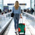 thumbnail image 5 of Stretch Luggage Cover S(18-20in)– Elastic Travel Suitcase Protector with Handle Openings & Bottom Closure, Washable Polyester Spandex Suitcases Cover, Tropical Forest Jungle Print, 5 of 5