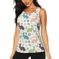 thumbnail image 2 of Picia Easter Rabbit Pattern Women's Workout Tank Top,Breathable Activewear,Slim Fit Athletic Top,Versatile Workout Moisture-wicking top-Large, 2 of 9
