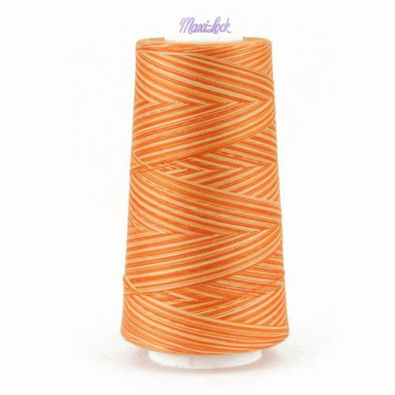 A&E Maxi Lock Swirls Thread 3000yd OrangeCreamscle