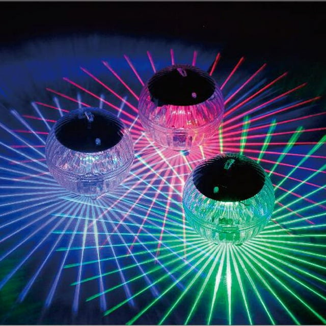 Solar-Powered Floating Magic Globe Light - 10CM Small Size with Colorful Changing Lights, 6-12H Long-Lasting Illumination, Weatherproof Design for Garden, Pond, Pool, Courtyard Decorative Lighting