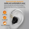 thumbnail image 2 of Monitor intraural KZ ZAR 7BA+1DD Hybrid 8 Drivers Auriculares HiFi, 2 of 7