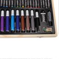 thumbnail image 3 of Kids Drawing Kit Wood Box Packed Assorted Bright Colors Multi Purpose Wooden Art Set for Children Coloring Painting, 3 of 3