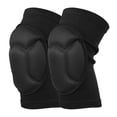 thumbnail image 2 of Rodilleras de esponja gruesa, resistentes a impactos, para porteros y bailarines (M, negro), 2 of 12