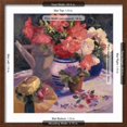 thumbnail image 5 of Art.com Kettle Hat and Flowers Art Print by Allayn Stevens, Brown Frame Wall Art, 21" x 21", 5 of 5