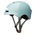 thumbnail image 2 of LED Bike Helmet with Light USB Rechargeable Protective Helmet with Warning Light for Balance Bike Scooter Night Cycling Rock Climbing, 2 of 10