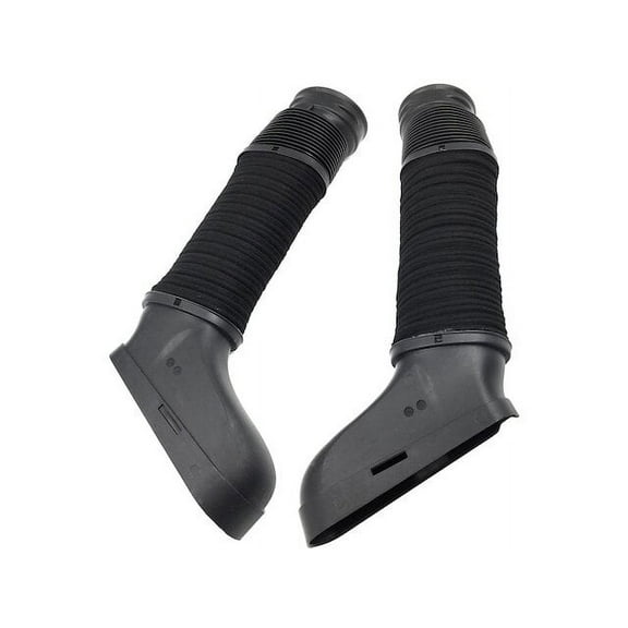 Air Intake Hose (Set of 2) From Fan Shroud to Air Filter Housing - Compatible with 2008 - 2012 Mercedes-Benz C300 2009 2010 2011