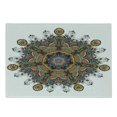 thumbnail image 1 of Mandala Cutting Board, Oriental Flower Pattern Several Exquisite Colors Cultural Bohemian, Decorative Tempered Glass Cutting and Serving Board, Small Size, Multicolor, by Ambesonne, 1 of 1
