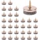 thumbnail image 1 of Felt glides for furniture - 22mm diameter felt glides for furniture legs. Floor protectors for 5mm thick chair legs., 1 of 5