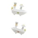 thumbnail image 1 of Conjuntos de Bañera + Lavabo + Inodoro en Miniatura para Casa de, 1 of 9