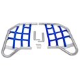 thumbnail image 1 of Raptor 700 Raptor 700R Standard Nerf Bars Silver with Blue Nets Compatible with all years and models Yamaha Raptor 700, 1 of 3