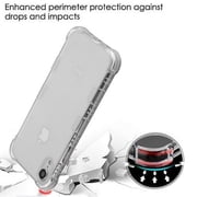 Apple iPhone XR (6.1 Inch) Phone Case Slim Thin Tuff Klarity Hybrid Candy Silicone Rubber Soft Protective Cover Clear Transparent Phone Case for Apple iPhone Xr (6.1)