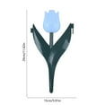 thumbnail image 3 of Blueek Plastic Garden Fence Picket Fence Edgings Tulips Plant Outdoor Decoration for Lawns Flowerbeds Plant Borders Yard(Blue,11in), 3 of 6