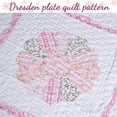 thumbnail image 5 of Cozy Line Vintage Pink Daisy Field Calico Floral 100% Cotton Quilt Set, Queen Set, 5 of 5
