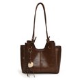 thumbnail image 1 of Bolso Mano Hombro para Mujer Cuero PU Color Sólido, 1 of 9