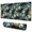 Halloween Spooky Icons, variant on Long Mouse Pads for Desk,Halloween Spooky Pumpkins Pattern Desk Mats on Top Of Desks, Desk Mouse Pad Extra Large with 3mm Non-Slip Base and Stitched Edge for Gaming,Office,Work,Home 31.5x11.8in