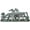 Patina, variant on Family of Horses Equestrian Home Decor Wall 4-Hook Rack in Copper Finish 6742CU