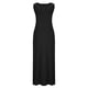 thumbnail image 2 of TaTaai Ladies V-Neck Sleeveless Solid Color Casual Dress Fashion Knee Length Design Soft Breathable Material Comfortable Dress for Daily Wear Birthday Party Work and Vacation Gift, 2 of 9