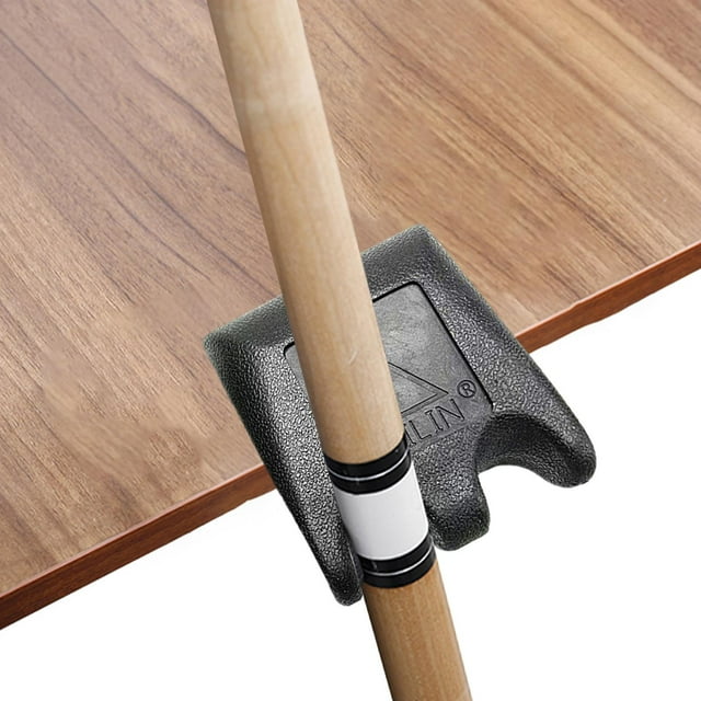 Pool Snooker Billiards Cue Holder Table Top para jugadores de billar 2 negro shamjiam Soporte para taco de billar
