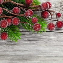 Nilvkv Artificial Frosted Holly Berries 12 Mm Mini Christmas Fruit Berry Decor for Tree Wreath Patio Table, Christmas Decorations, CHRlSTMAS-GlFTs