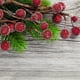 thumbnail image 1 of Bayas de Acebo Artificiales escarchadas Xihbxyly Minifrutas Navideñas Falsas Decoración de flores 12 mm, 1 of 6