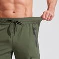thumbnail image 4 of MASKERT Men's Cargo Pants-Quick Dry Hiking Pants Track Running Workout Athletic Travel Casual Outdoor Army Green（Size XS-XXXL）, 4 of 8