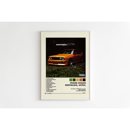 POSTER Frank Ocean Posters / Nostalgia Ultra Poster / Nostalgia Ultra Tracklist / Album Cover Poster, Poster Print Wall Art, Blonde Poster-UNFRAMED