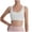 White, variant on Women's Racerback Sports Fitness Support Workout Running Bras (White, XL)