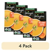 (4 pack) Imagine Organic Gluten-Free Creamy Butternut Squash Soup, 32 fl oz Carton