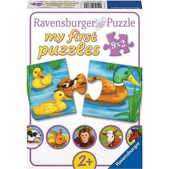Ravensburger 9x2 Piece Puzzle Animals 073313