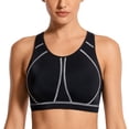 thumbnail image 1 of Sostén SYROKAN 38DD Talla Grande Acolchado con Espalda Deportiva Negro, 1 of 6