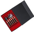 thumbnail image 4 of Juego de dardos de cobre y níquel negro con 12 colas, punta dura y ejes desmontables para una experiencia de juego inmejorable, 4 of 8