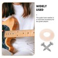 thumbnail image 3 of HOOWIFFY 1Ensemble Rondelle de Tuner de Guitare Petite Blanche Joint Remplaçable pour Accessoire de Piquets de Réglage, 3 of 8