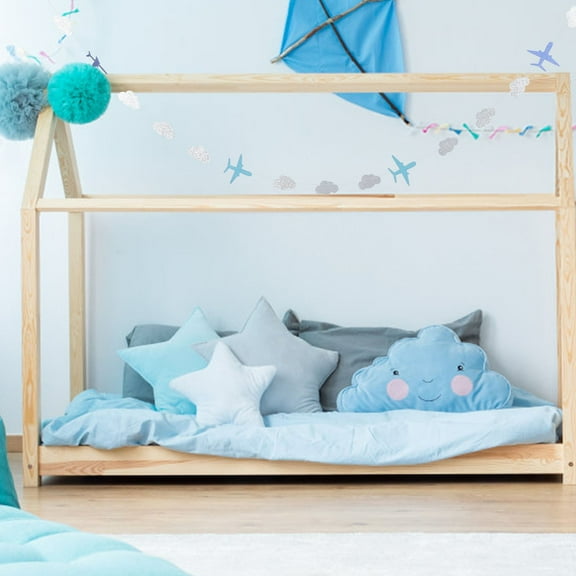 HINTRMENT Airplane Party Decorations Glitter Paper Garland for Kids 1Set