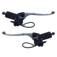 thumbnail image 2 of Motorcycle Upper Front Brake Clutch Cylinder Hydraulic Brake Lever Right Left, 2 of 5