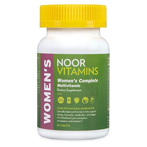 Noorvitamins Womens Multivitamin & Mineral I Once Daily Vitamin Supplement I Vegan Formula to Support Energy, Immunity, Metabolism, Healthy Appearance and Stages of Motherhood I 2-Month Supply