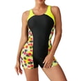 thumbnail image 3 of Vetsdori Womens 1 Piece Bathing Suits Tankini Swimwear Boyleg Shorts Strap,Floral Print Summer Swim Dress Swimsuits for Ladies Casual, 3 of 9