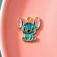 thumbnail image 3 of Cartoon Mignon Figure Collier - 3D Pendentif Cousu avec 18" Chaîne Bleue, 3 of 5