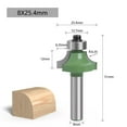 thumbnail image 3 of Precision Carbide Tipped Router Bit Chamfering 8-shank Fillet Cutter for Fine Processing Industrial Accessory Bit, 3 of 3